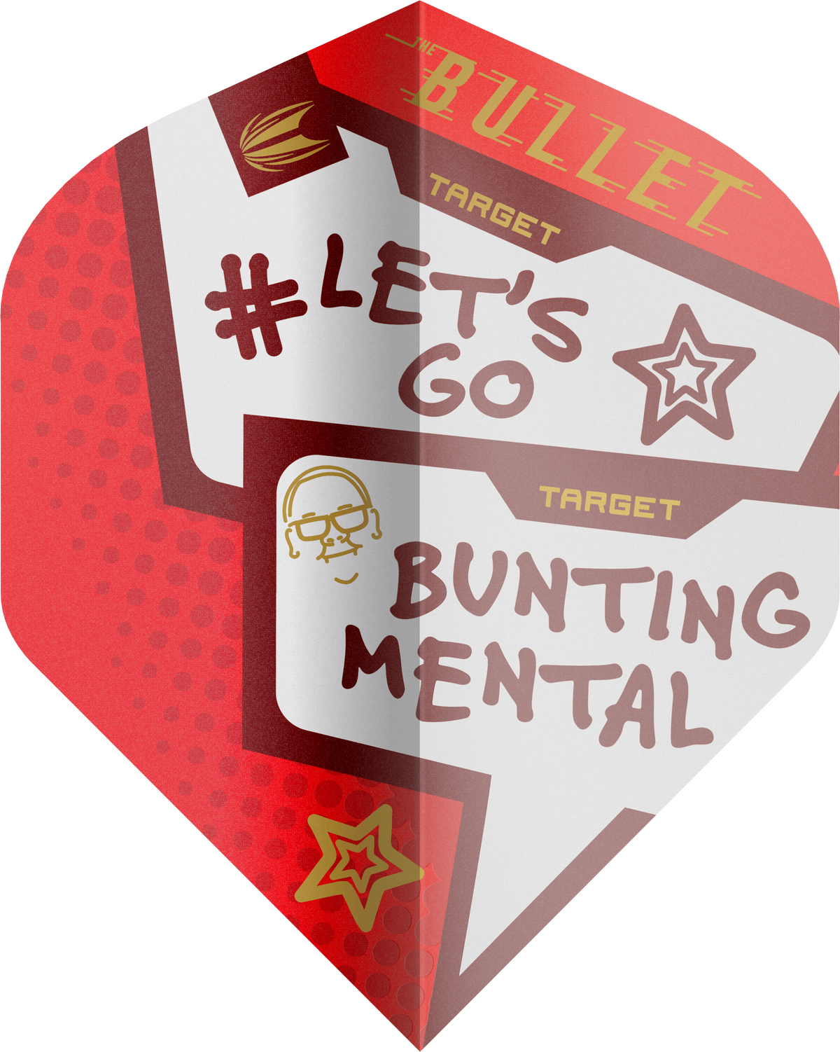 TARGET - STEPHEN BUNTING - 100 PC BRASS DARTS SET - STEEL TIP DARTS - BRASS DARTS SET