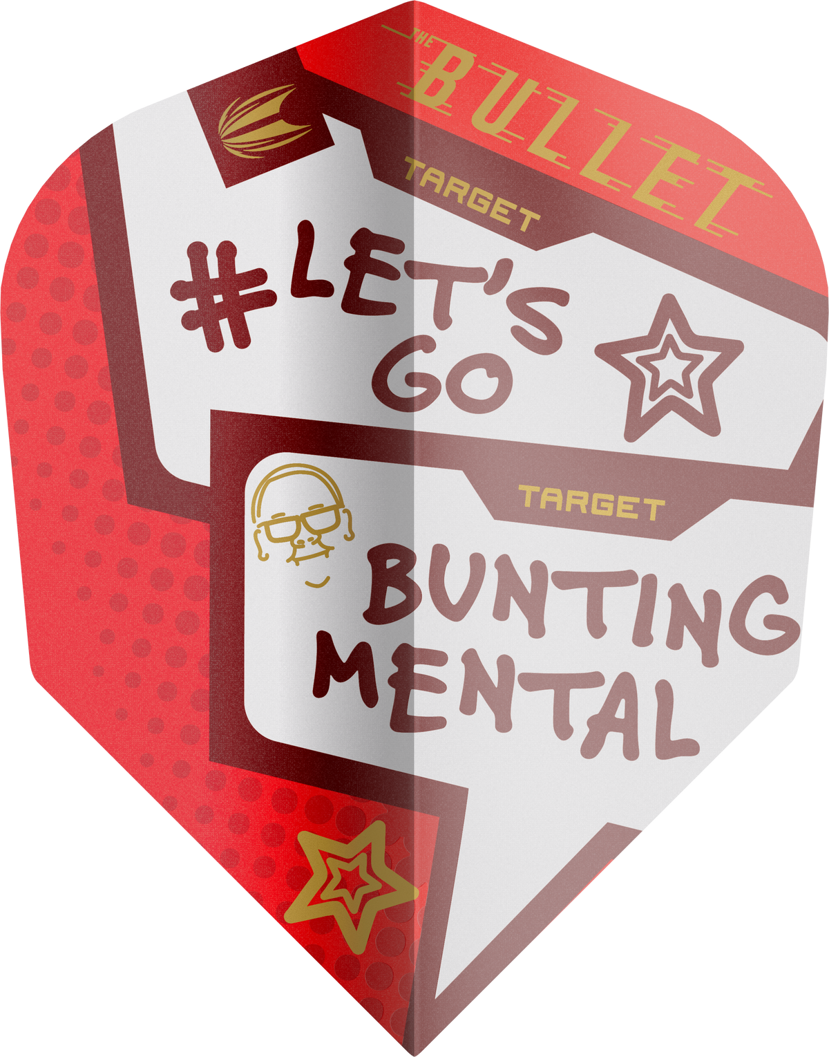 TARGET - STEPHEN BUNTING - 100 PC BRASS DARTS SET - STEEL TIP DARTS - BRASS DARTS SET
