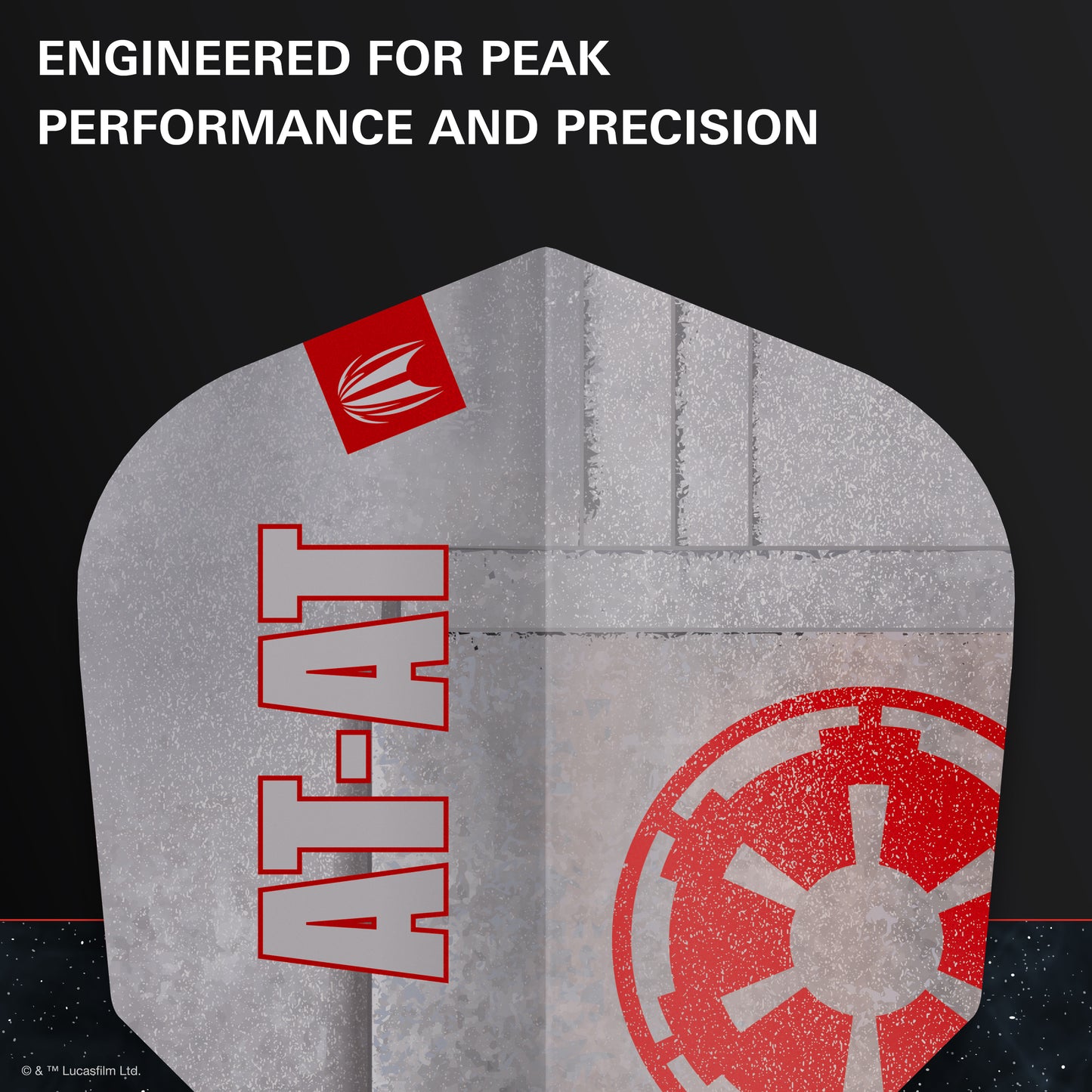 TARGET - STAR WARS - AT AT PRO - ID PRO. ULTRA - DART FLIGHTS - No.6 SMALL - 1 SET