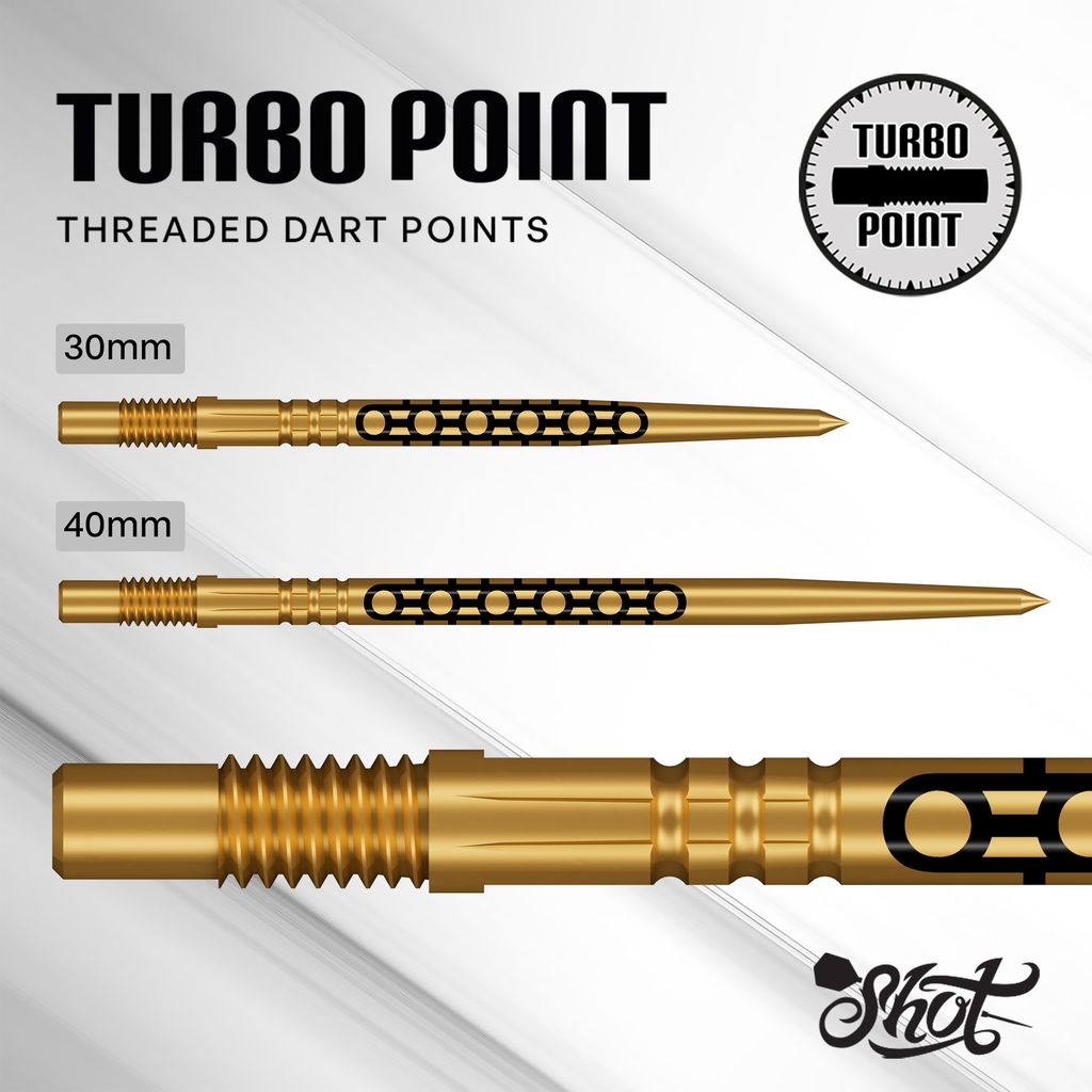 SHOT - TURBO POINTS - GOTHS - SPARE/REPLACEMENT TURBO POINTS - 30mm/40mm