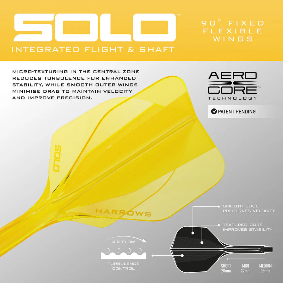 HARROWS - SOLO - YELLOW - INTEGRATED FLIGHTS - No.6 (Small)