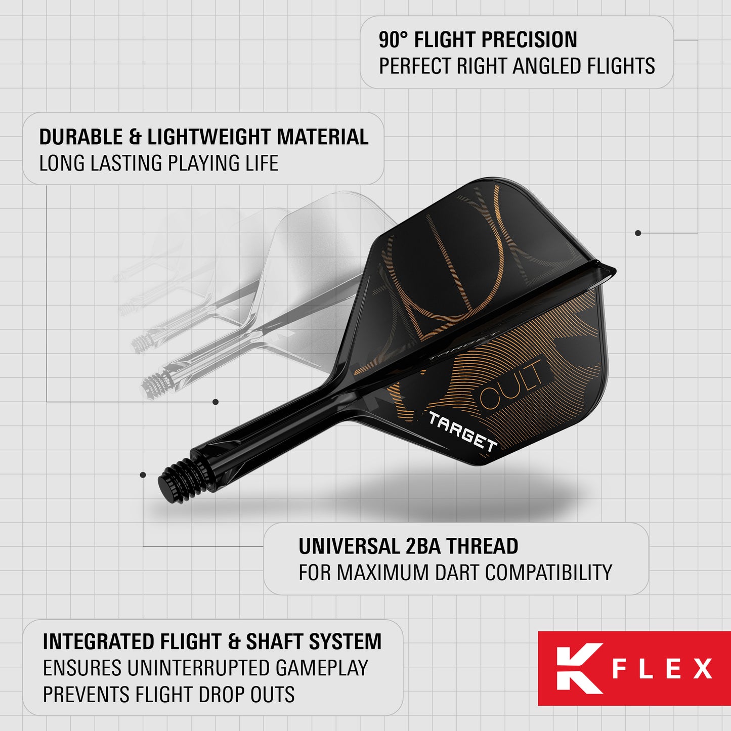 TARGET - KFLEX FLIGHT SYSTEM - CULT - No. 6 (SMALL) - TARGET CULT