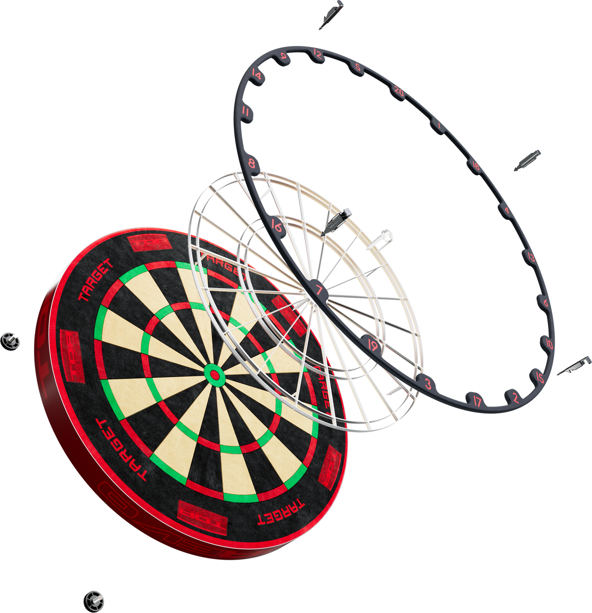 TARGET - TOR EVO - PREMIUM PROFESSIONAL DARTBOARD BY TARGET