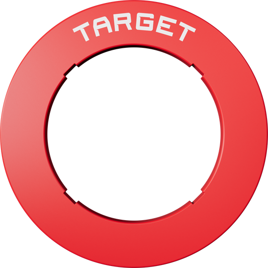 TARGET - NOTCHED - RED - DARTBOARD SURROUND - FOR OMNI & CORONA 2