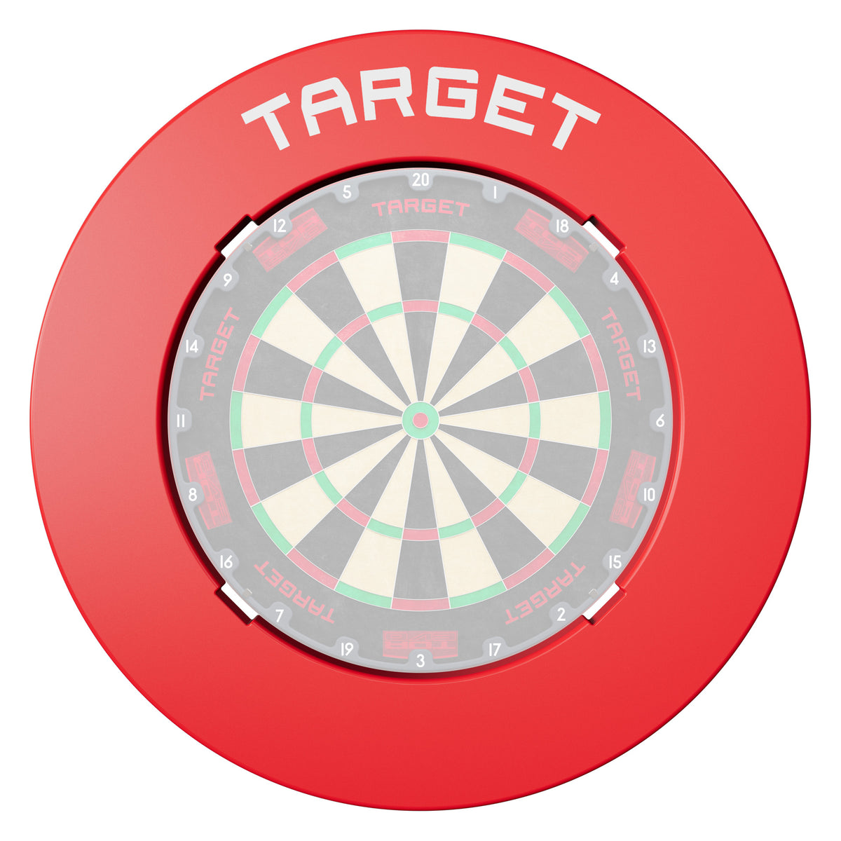 TARGET - NOTCHED - RED - DARTBOARD SURROUND - FOR OMNI & CORONA 2