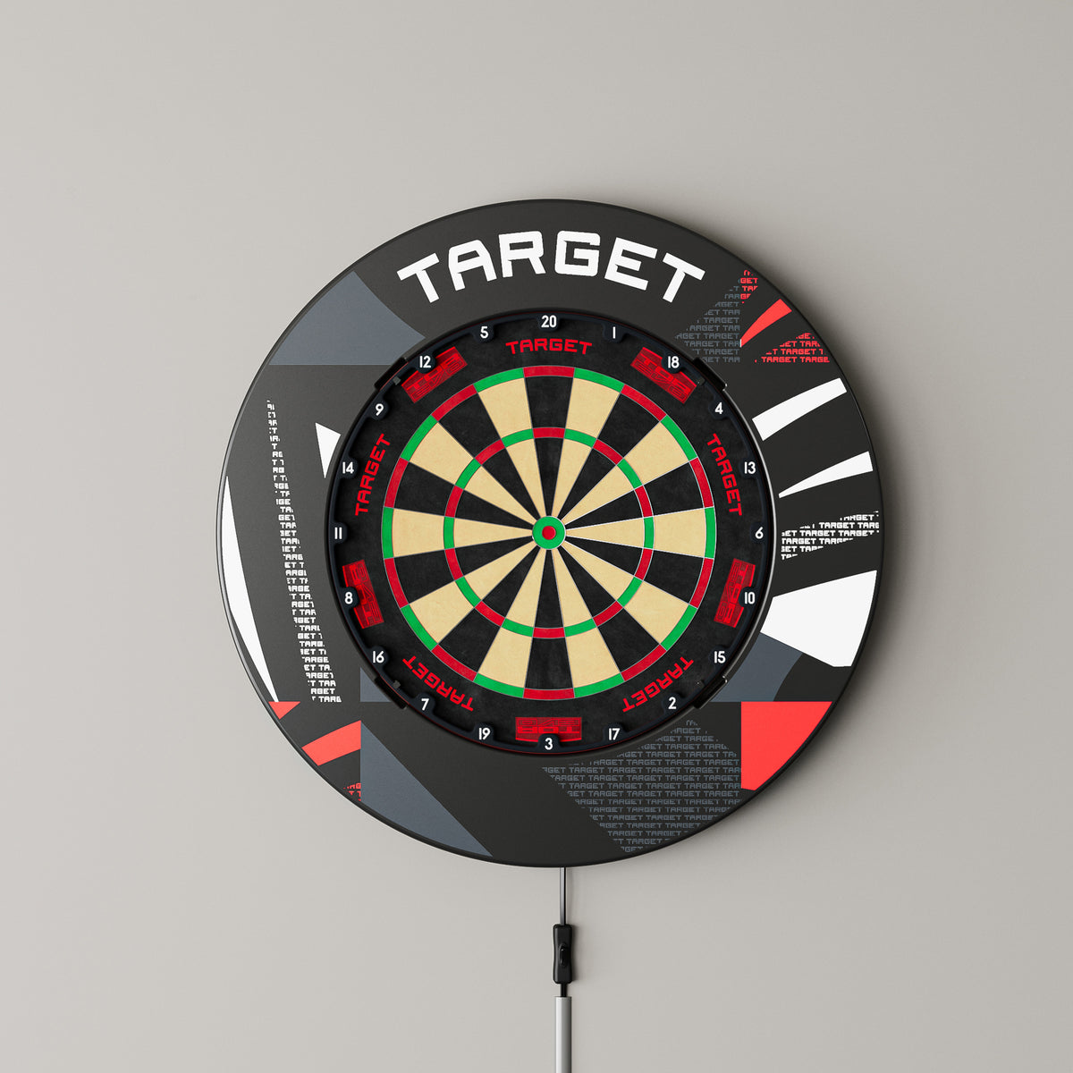 TARGET - NOTCHED - BLACK PATTERNED - DARTBOARD SURROUND - FOR OMNI & CORONA 2