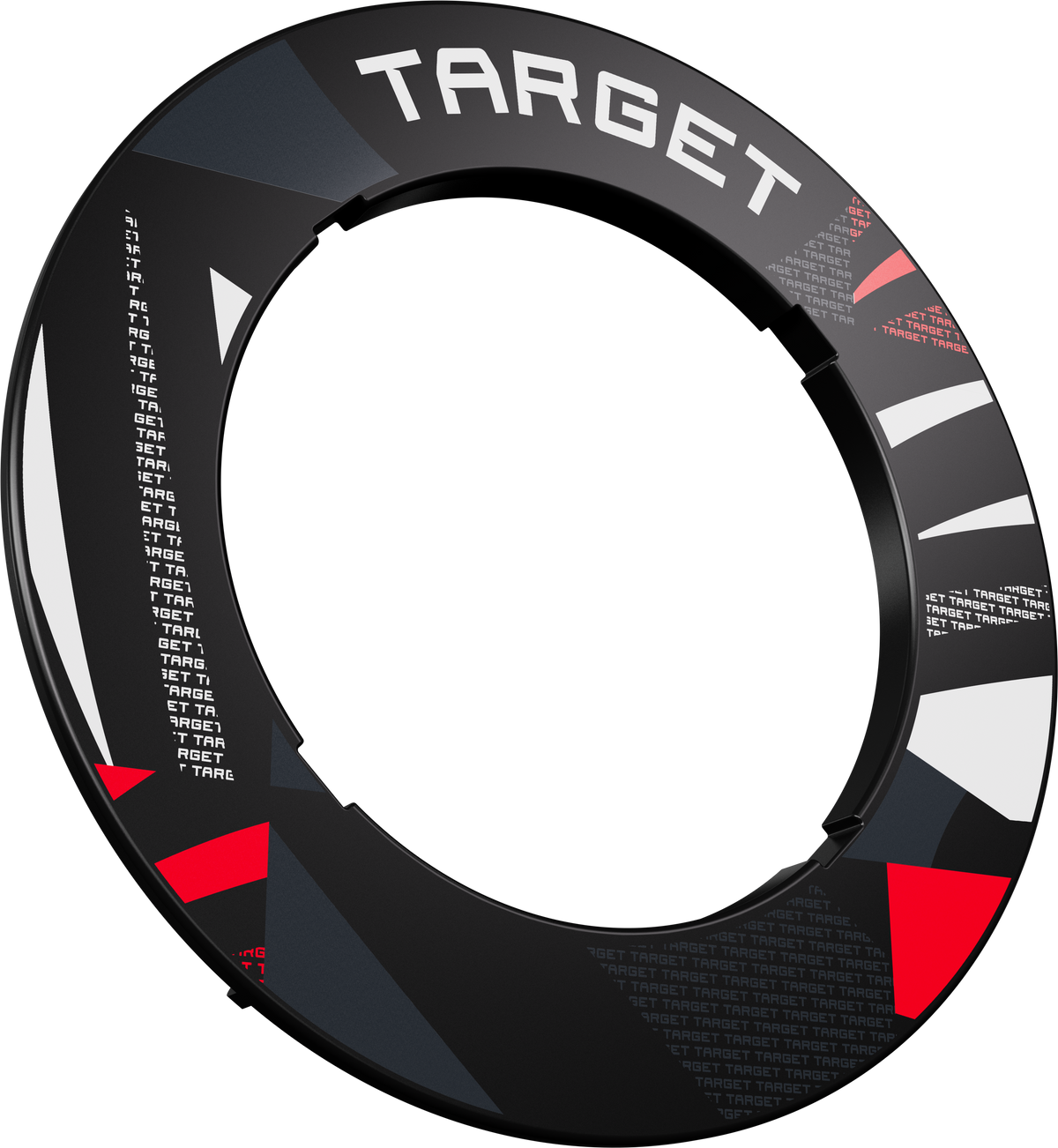 TARGET - NOTCHED - BLACK PATTERNED - DARTBOARD SURROUND - FOR OMNI & CORONA 2