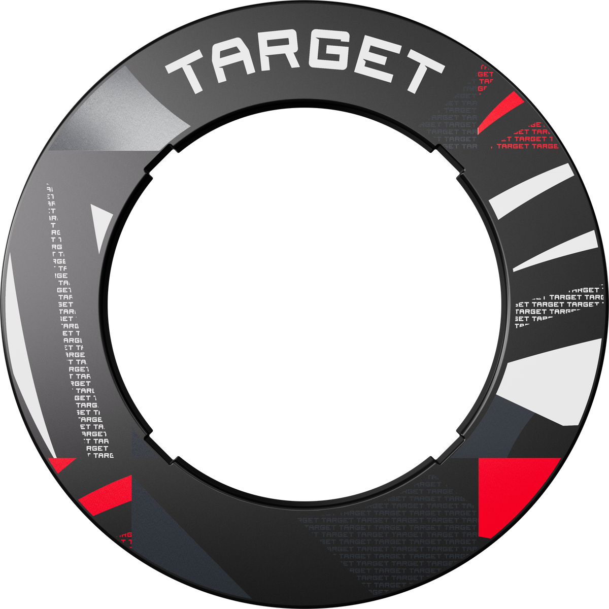 TARGET - NOTCHED - BLACK PATTERNED - DARTBOARD SURROUND - FOR OMNI & CORONA 2