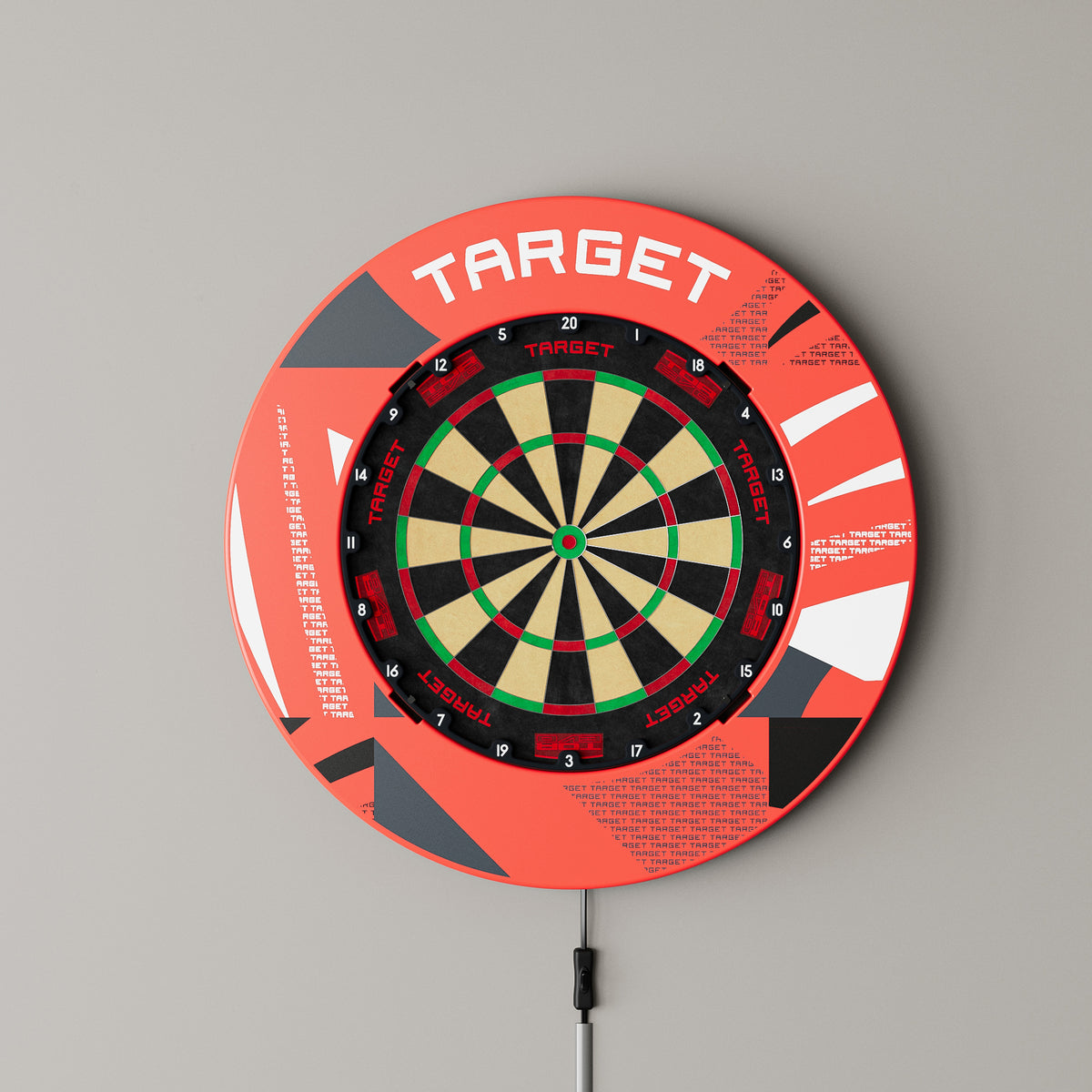 TARGET - NOTCHED - RED PATTERNED - DARTBOARD SURROUND - FOR OMNI & CORONA 2