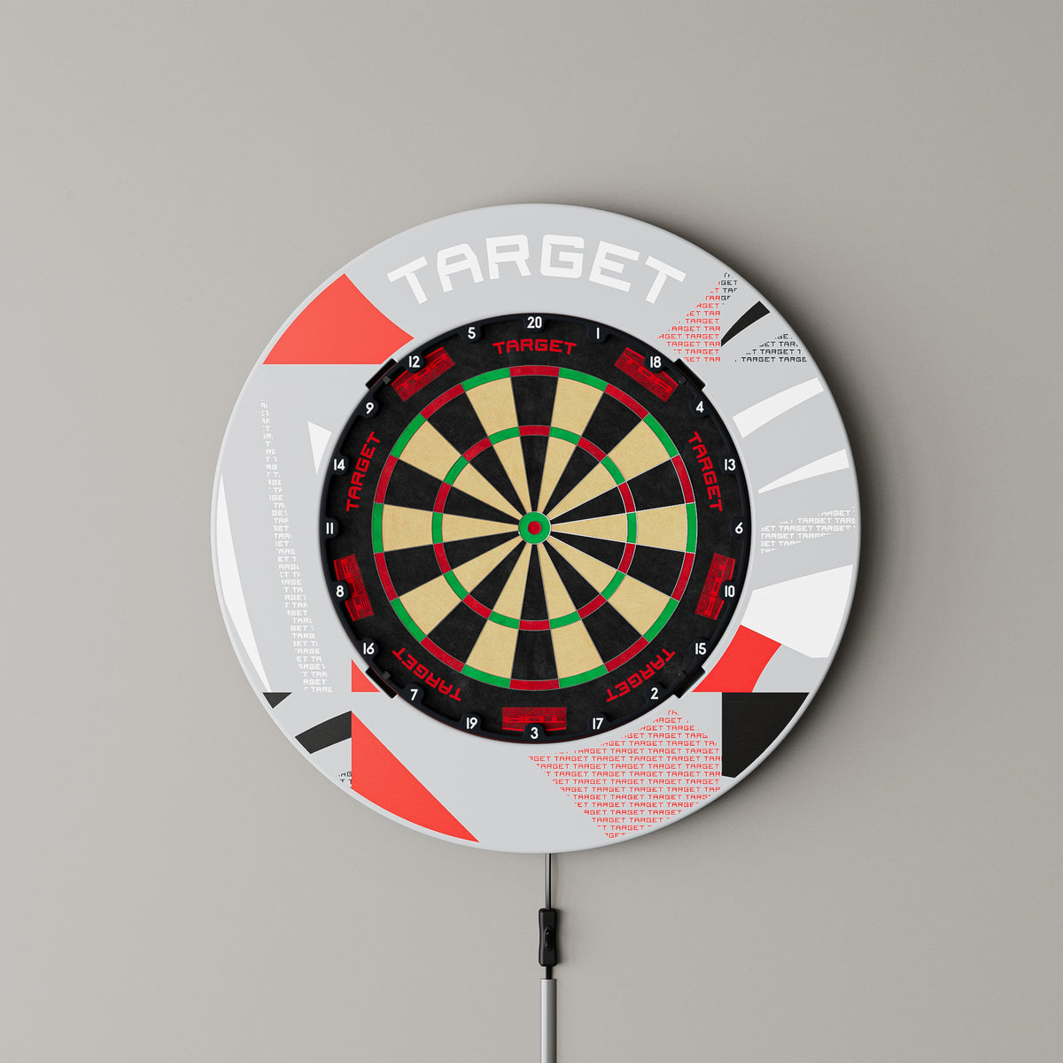 TARGET - NOTCHED - GREY PATTERNED - DARTBOARD SURROUND - FOR OMNI & CORONA 2