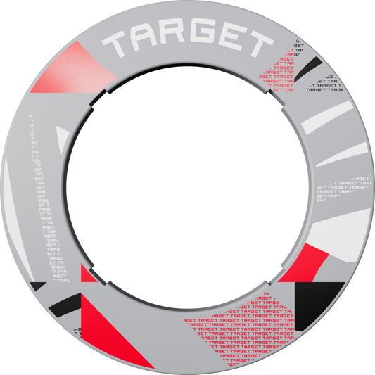 TARGET - NOTCHED - GREY PATTERNED - DARTBOARD SURROUND - FOR OMNI & CORONA 2