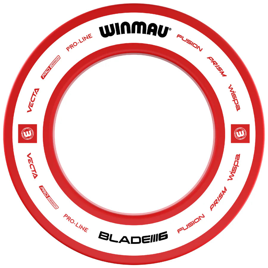 WINMAU - PRO LINE 2.0 - DARTBOARD SURROUND BY WINMAU - RED