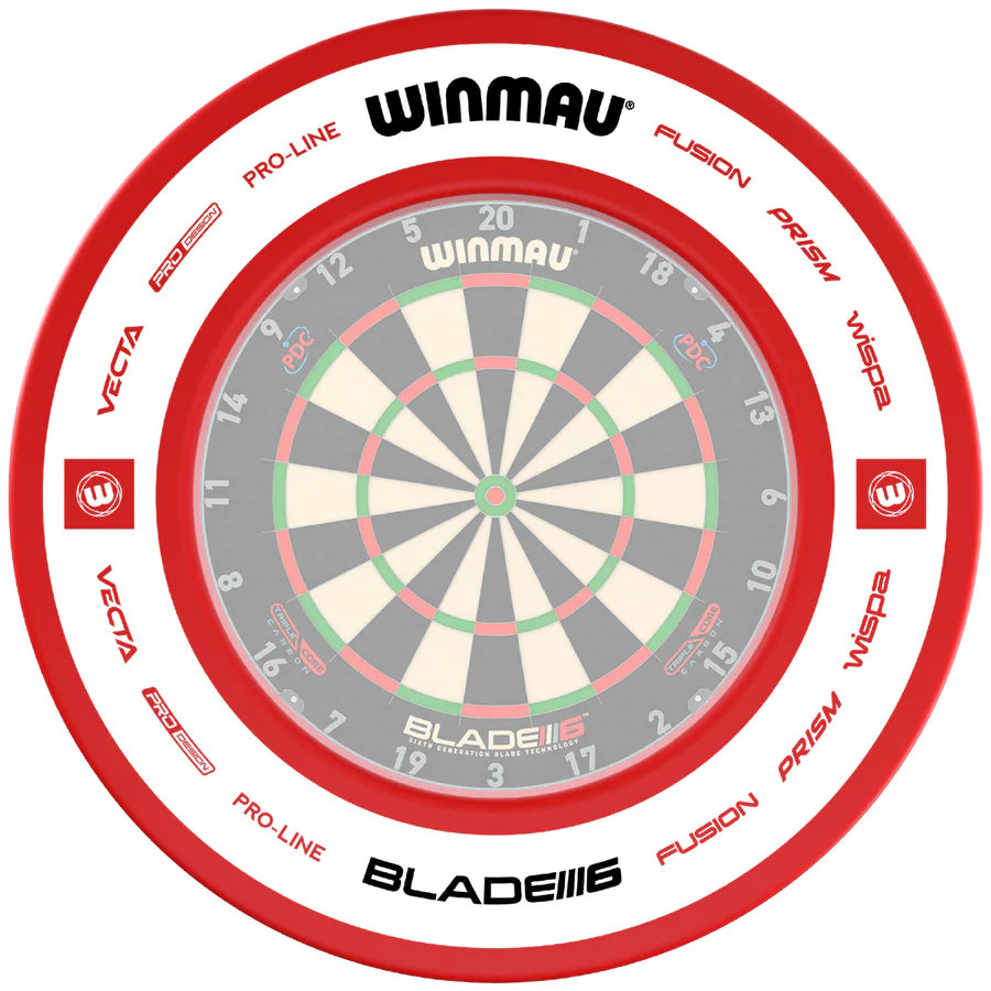 WINMAU - PRO LINE 2.0 - DARTBOARD SURROUND BY WINMAU - RED