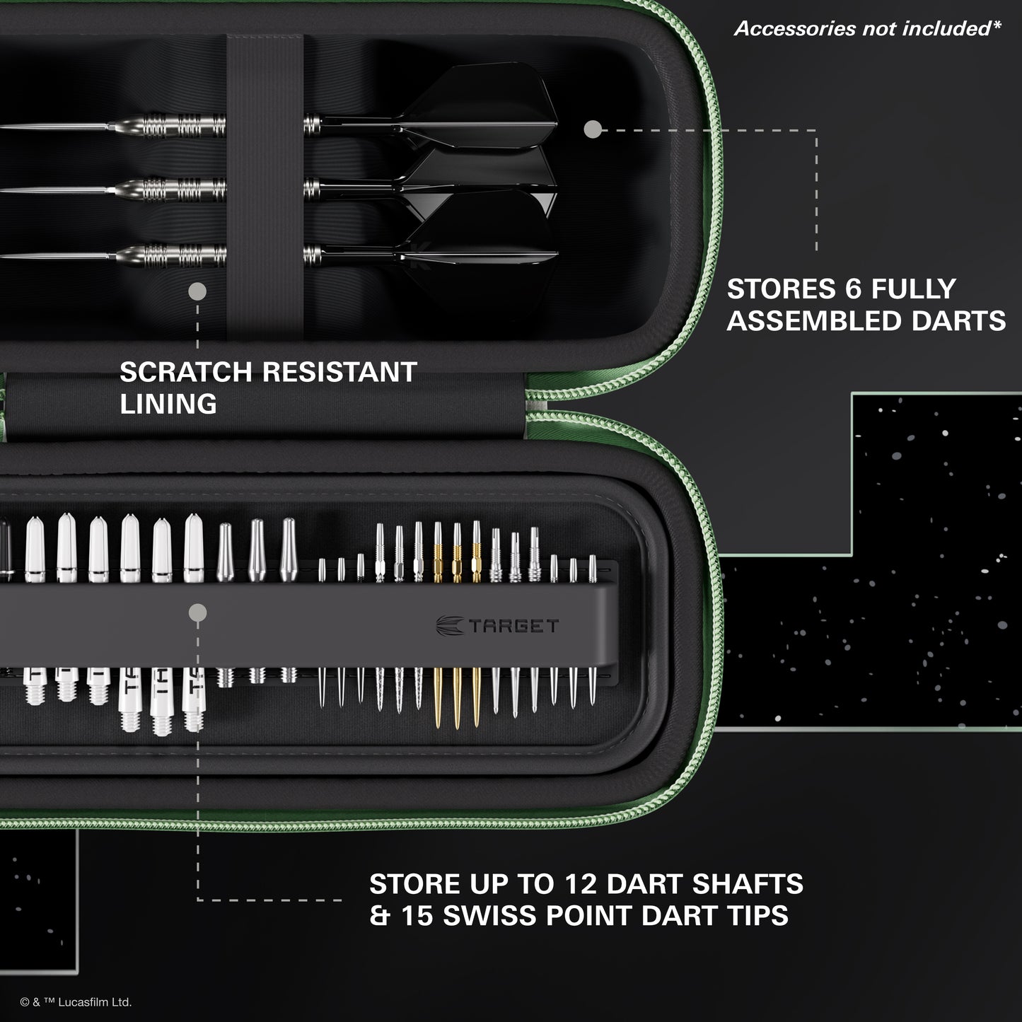 TARGET - STAR WARS - BOA - GROGU - DARTS CASE - 2026