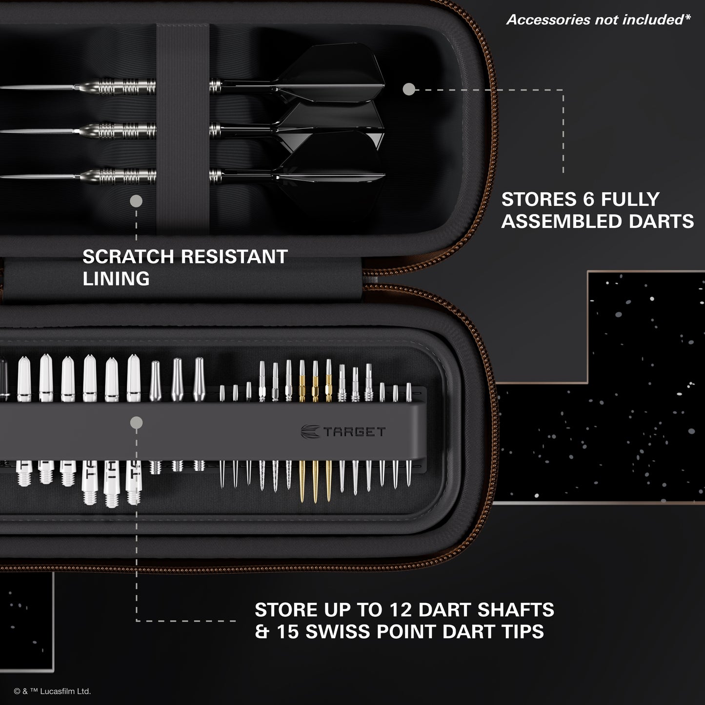 TARGET - STAR WARS - BOA - MANDALORIAN - DARTS CASE - 2026