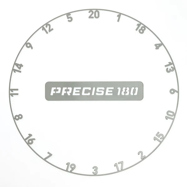 PRECISE 180 - NUMBER RING - ONEPIECE - GUN METAL (POWDER COATED)