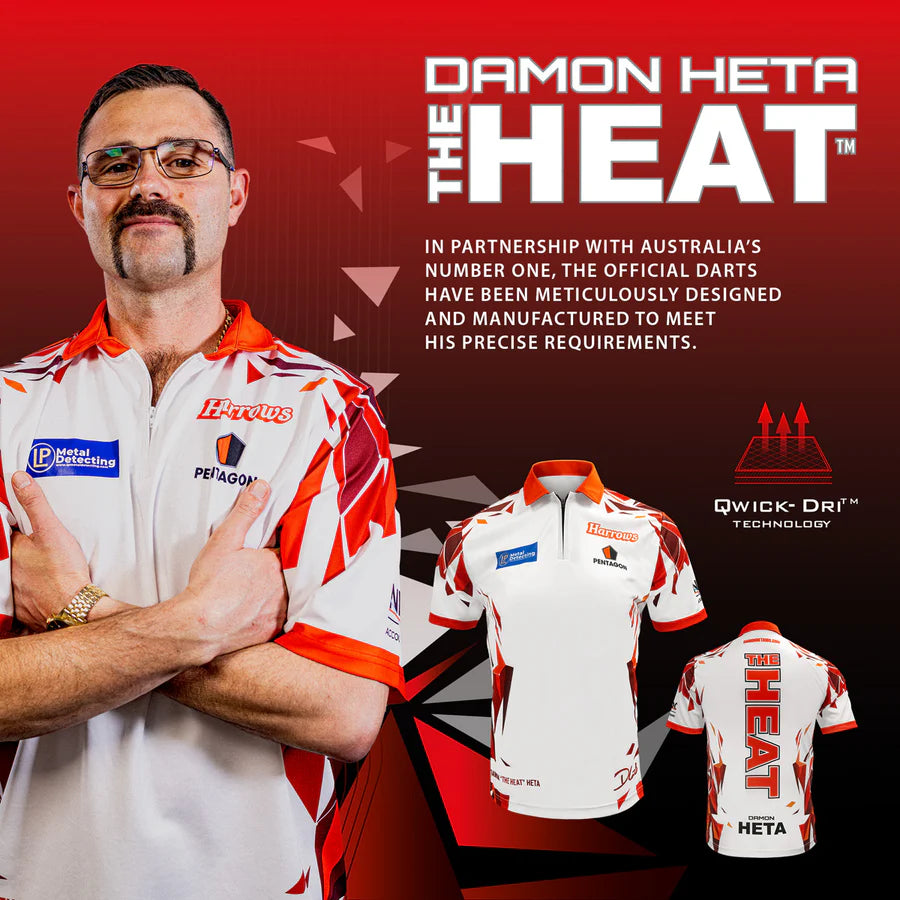 HARROWS - DAMON HETA - THE HEAT - 2025 - REPLICA PLAYING SHIRT