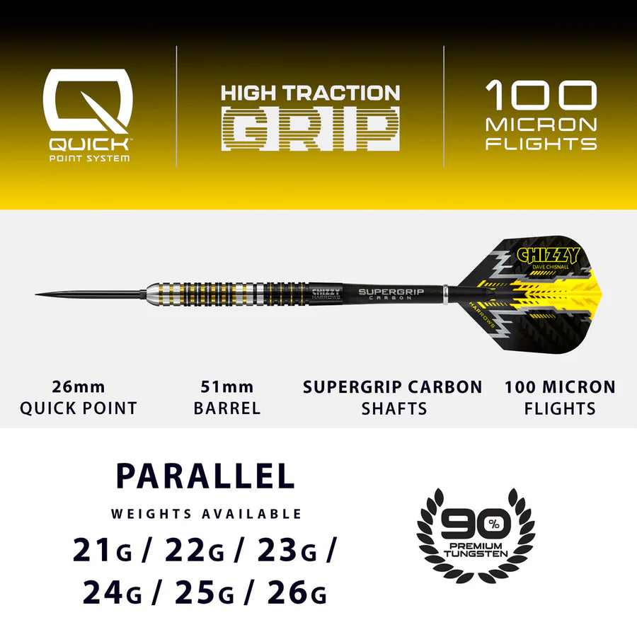 HARROWS - DAVE CHISNALL - CHIZZY - SERIES 1 - QUICK POINTS - 90% - 21g/22g/23g/24g/25g/26g