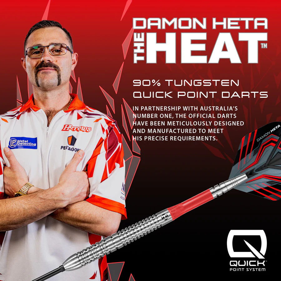 HARROWS - DAMON HETA - THE HEAT - SERIES 1 - QUICK POINTS - 90% - 21g/23g/25g