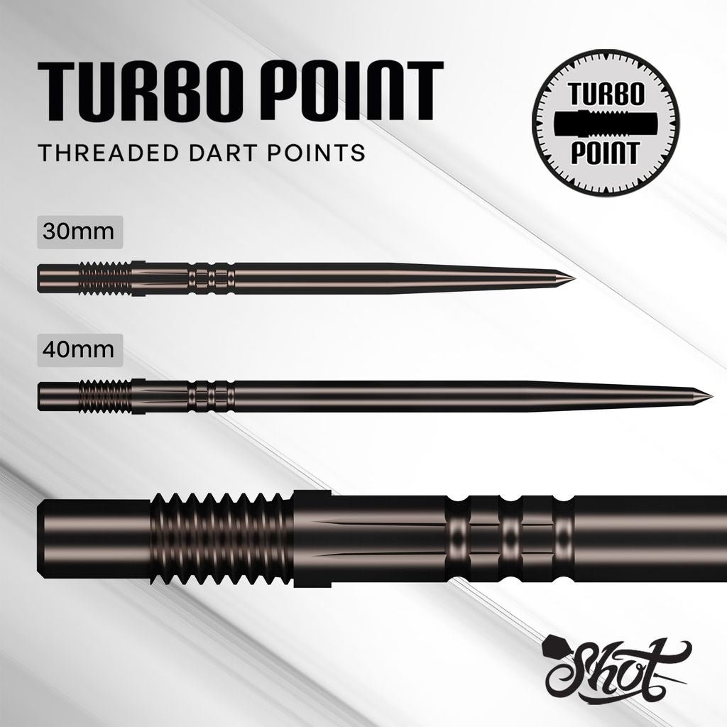 SHOT - TURBO POINTS - SMOOTH - SPARE/REPLACEMENT TURBO POINTS - 30mm/40mm