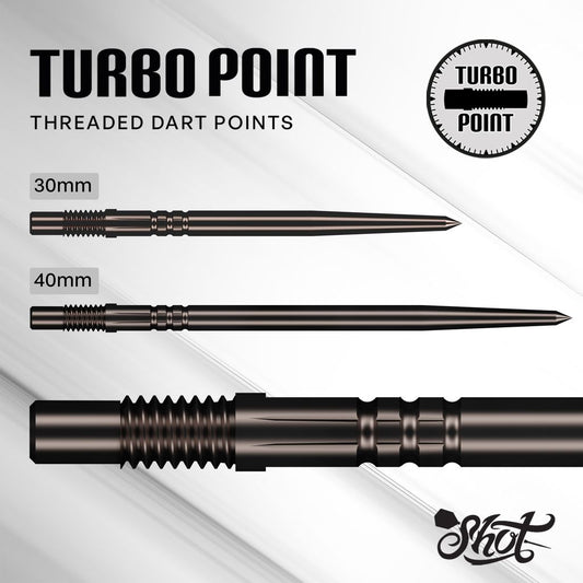 SHOT - TURBO POINTS - SMOOTH - SPARE/REPLACEMENT TURBO POINTS - 30mm/40mm