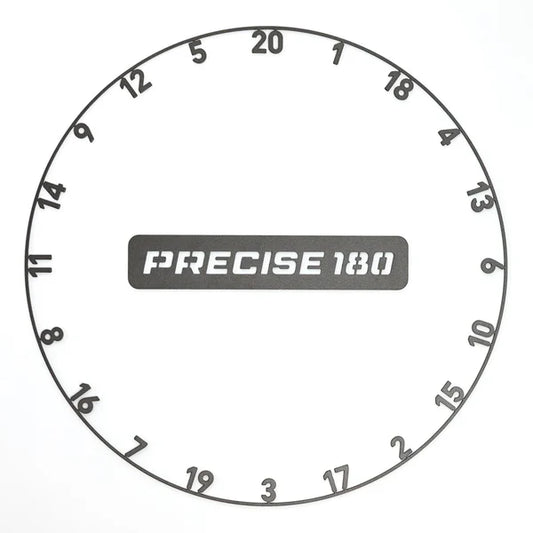 PRECISE 180 - NUMBER RING - ONEPIECE - GRAPHITE (POWDER COATED)