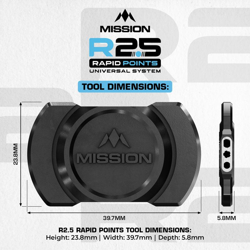 MISSION - R2.5 RAPID POINTS TOOL - UNIVERSAL POINTS TOOL