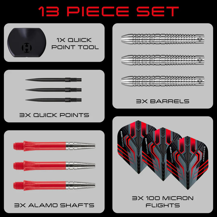 HARROWS - DAMON HETA - THE HEAT - SERIES 1 - QUICK POINTS - 90% - 21g/23g/25g