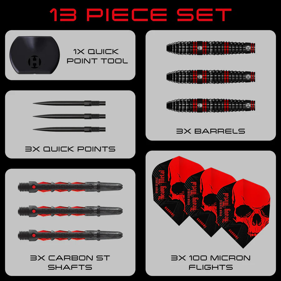 HARROWS - RYAN SEARLE - HEAVY METAL - SERIES 1 - QUICK POINTS - 90% - 22g/23g/24g/30g/32g
