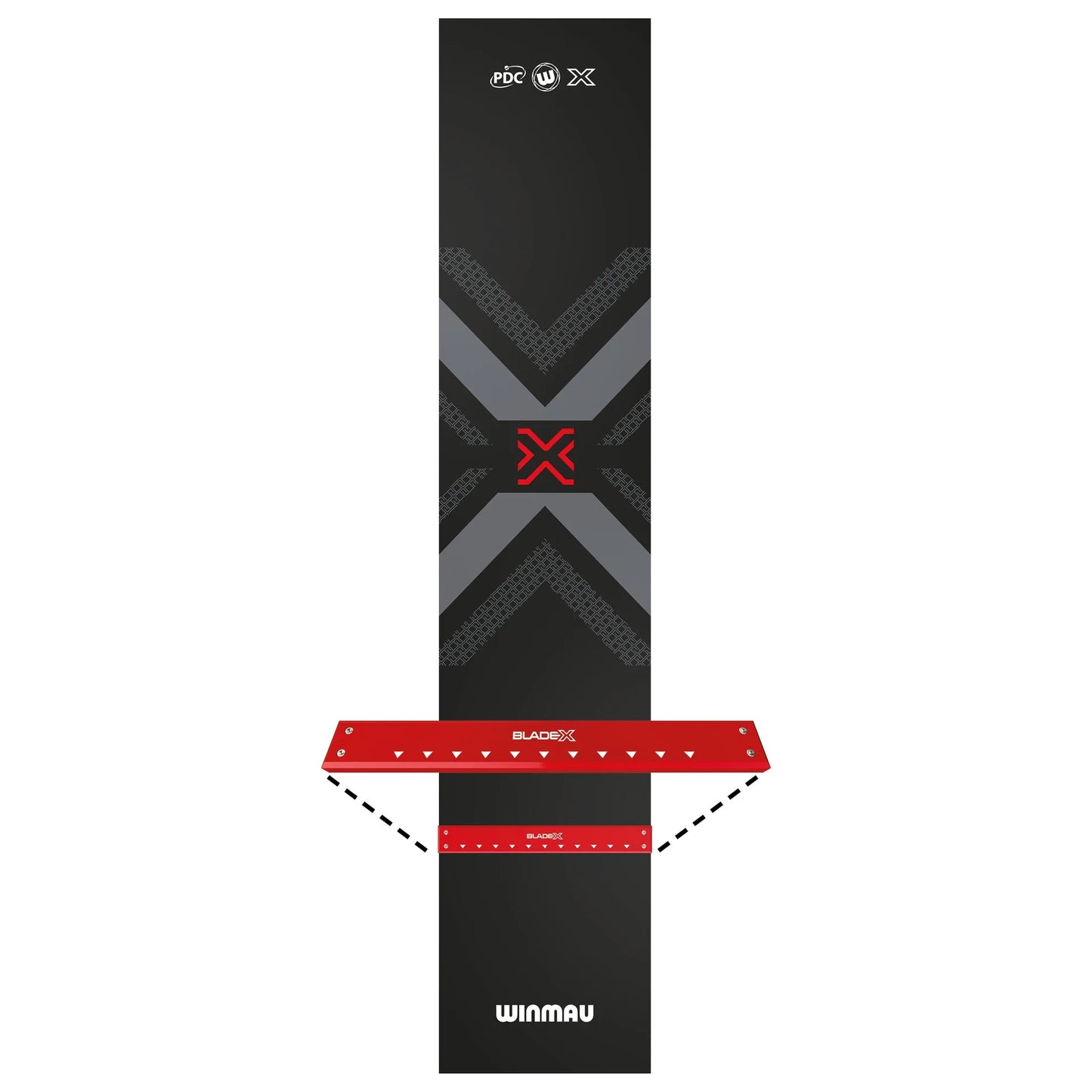 WINMAU - BLADE X - PVC MAT WITH INTEGRATED OCHE - WINMAU BLADE X MAT