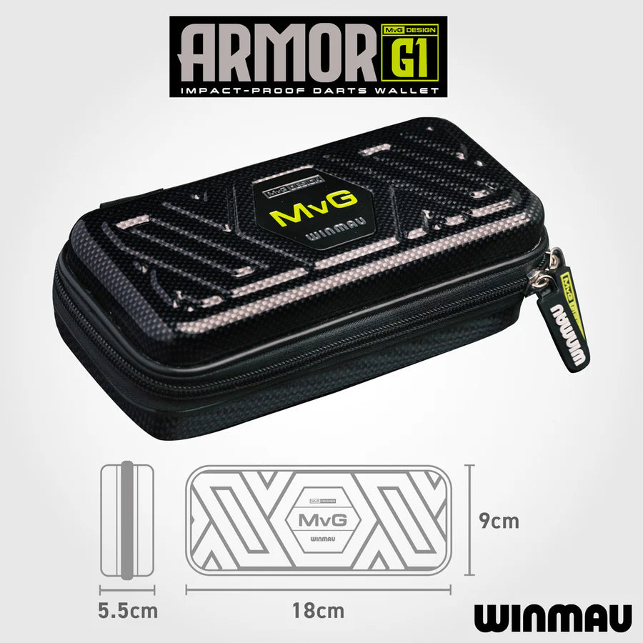 WINMAU - MVG - ARMOR G1 - DARTS CASE - MICHAEL VAN GERWEN DARTS CASE BY WINMAU