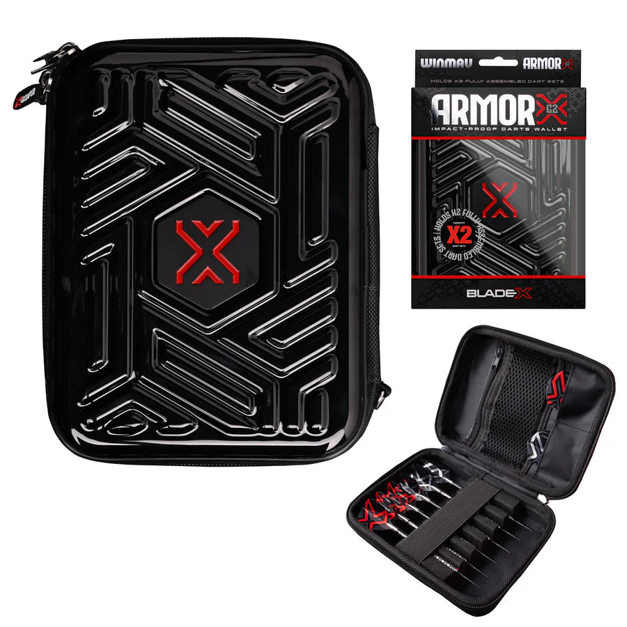 WINMAU - BLADE X - ARMOR G2 - DARTS CASE - DARTS CASE BY WINMAU - HOLDS 2 SETS