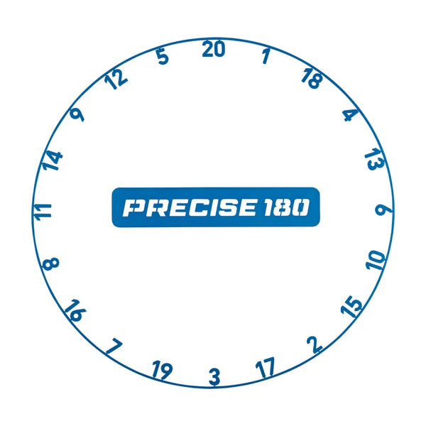PRECISE 180 - NUMBER RING - ONEPIECE - ARCTIC BLUE (POWDER COATED)