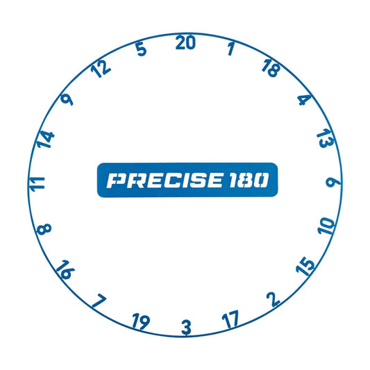 PRECISE 180 - NUMBER RING - ONEPIECE - ARCTIC BLUE (POWDER COATED)