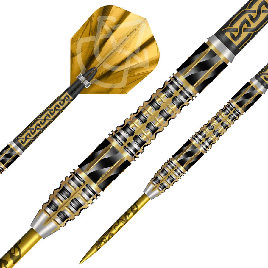 SHOT - ALCHEMY - AURO - 90% - STEEL TIP DARTS - 23g/24g/25g