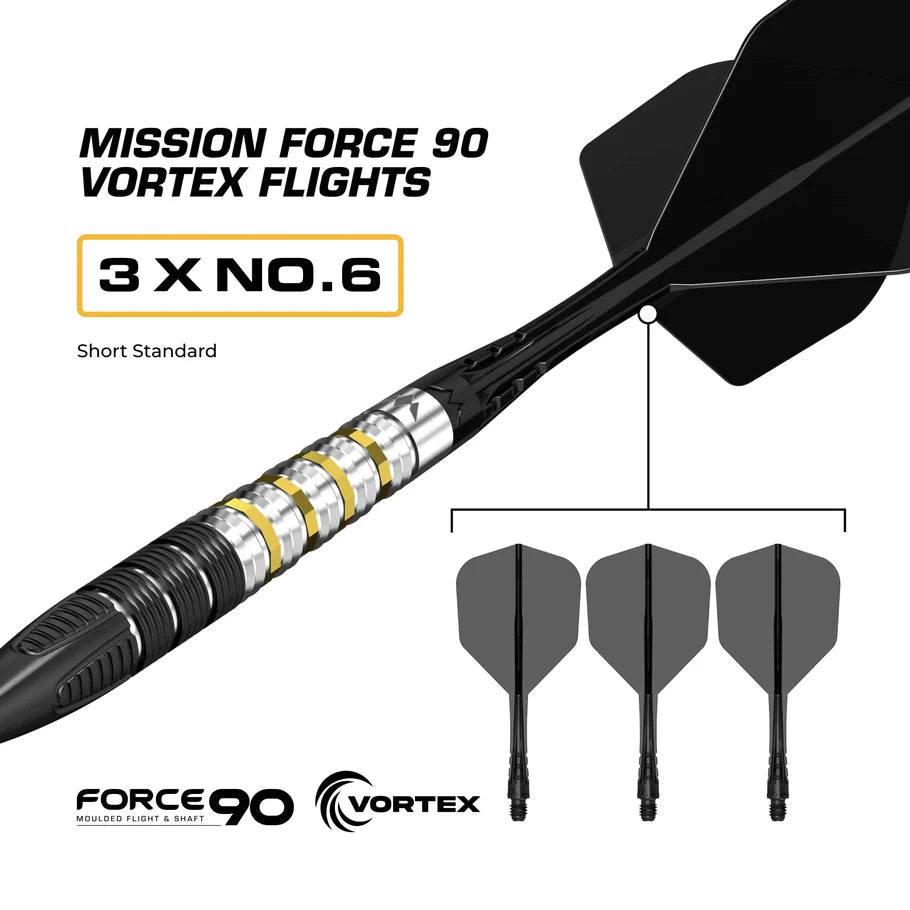 MISSION - ASTRO - R2.5 - RAPID POINT DARTS - 95% - 22g/24g