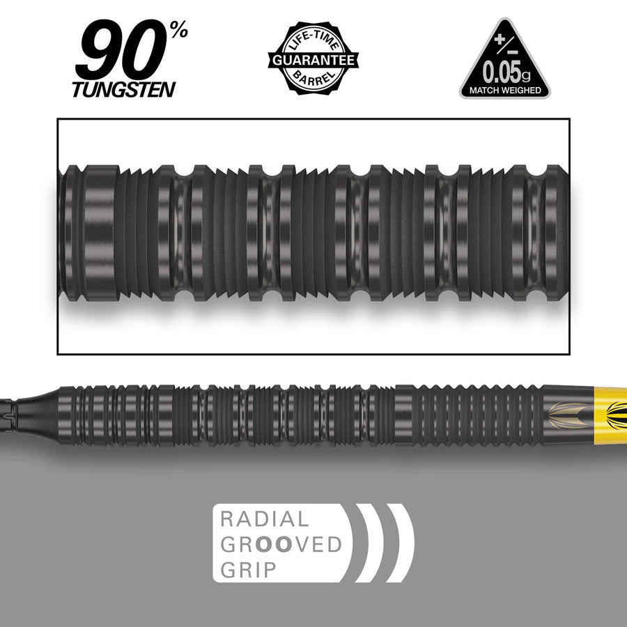 TARGET - BOLIDE - 10 - SOFT TIP DARTS - 90% - 18g/21g