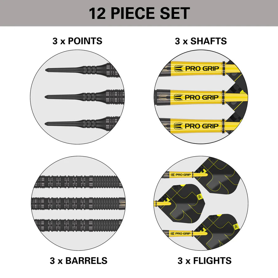 TARGET - BOLIDE - 10 - SOFT TIP DARTS - 90% - 18g/21g