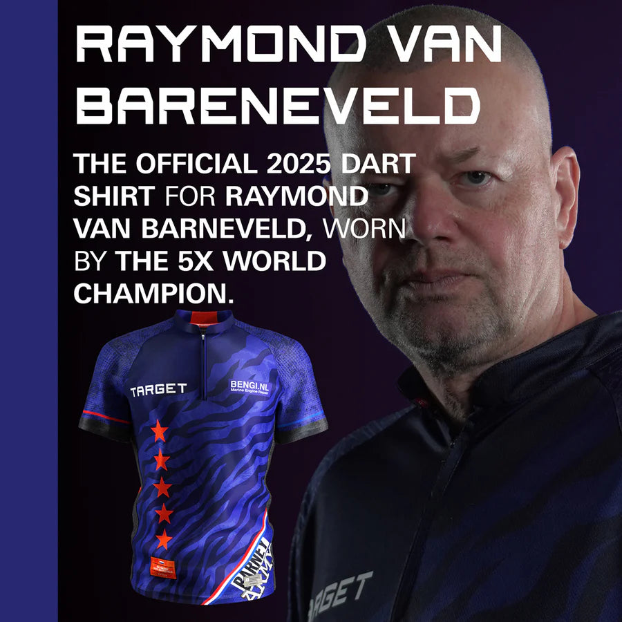 TARGET - RAYMOND VAN BARNEVELD - RVB - PLAYING SHIRT - 2025