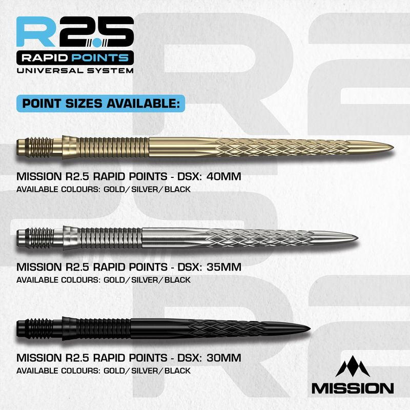 MISSION - R2.5 RAPID POINTS - DSX - 30mm/35mm/40mm