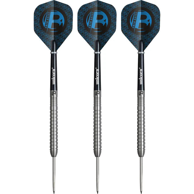 UNICORN - OWEN BATES - PHASE 1 - STEEL TIP DARTS - 90% - 24g