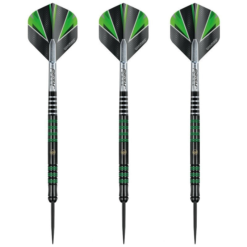WINMAU - BRENDAN DOLAN  - v1 - ONYX - STEEL TIP DARTS - 90% - 25g (LAST SET)