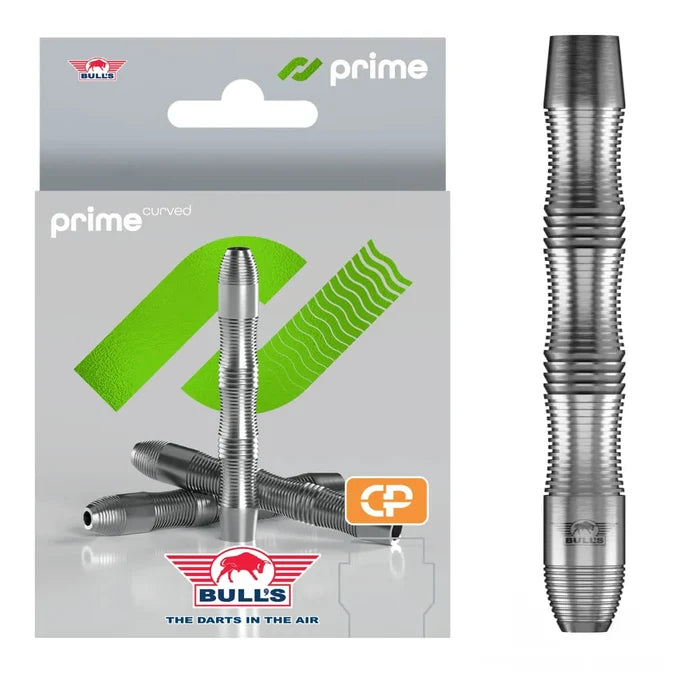 BULL'S (NL) - PRIME - CURVED - BARRELS ONLY - CP STEEL TIP POINT DARTS - 90% - 22g/23g/24g