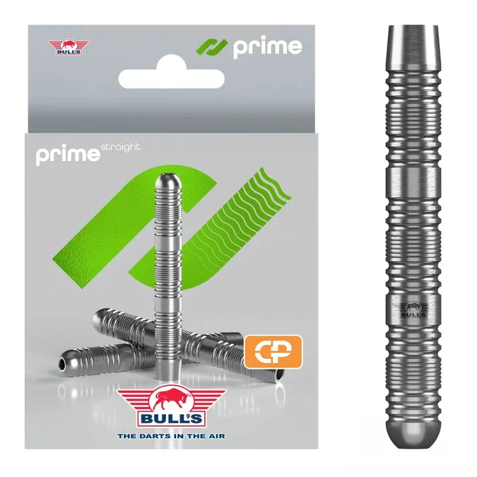 BULL'S (NL) - PRIME - STRAIGHT - BARRELS ONLY - CP STEEL TIP POINT DARTS - 90% - 22g/23g/24g