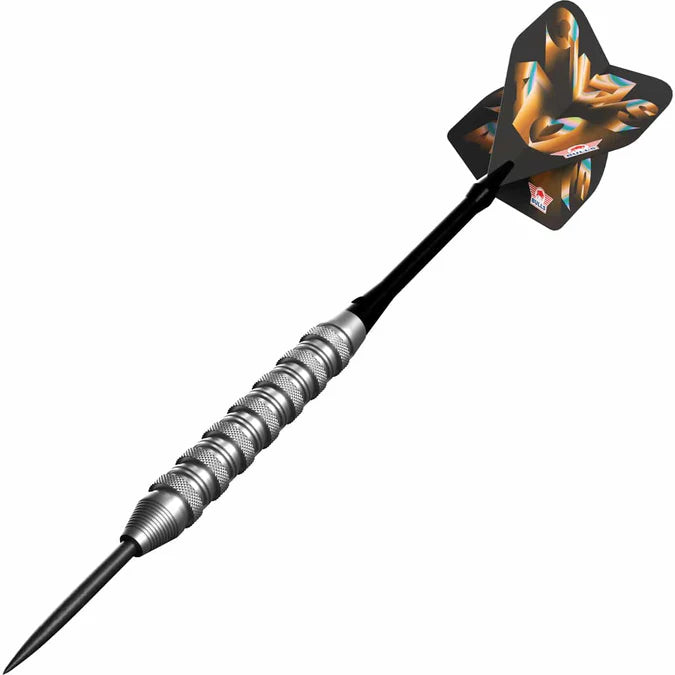 BULL'S (NL) - CHAOS - ORANGE - STEEL TIP DARTS - 90% - 21g/23g/25g