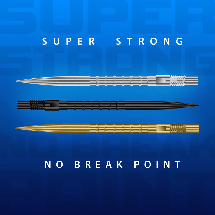 HARROWS - QUICK POINTS - HEAVY METAL - BLACK/SILVER/GOLD - 26mm/30mm/35mm/40mm