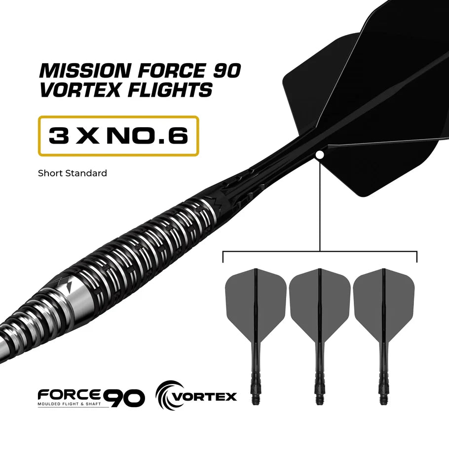 MISSION - CAMERON CAROLISSEN - R2.5 - RAPID POINT DARTS - 95% - 21g/23g