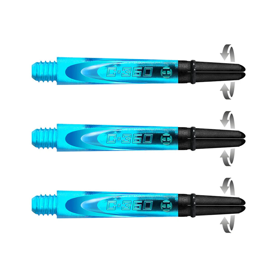 HARROWS - CARBON 360 - SPINNING DARTS STEMS/SHAFTS - VARIOUS COLOURS