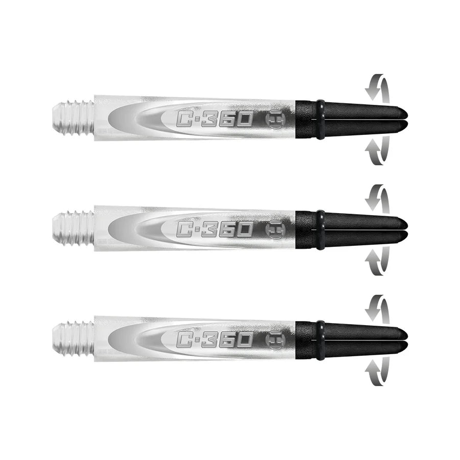 HARROWS - CARBON 360 - SPINNING DARTS STEMS/SHAFTS - VARIOUS COLOURS