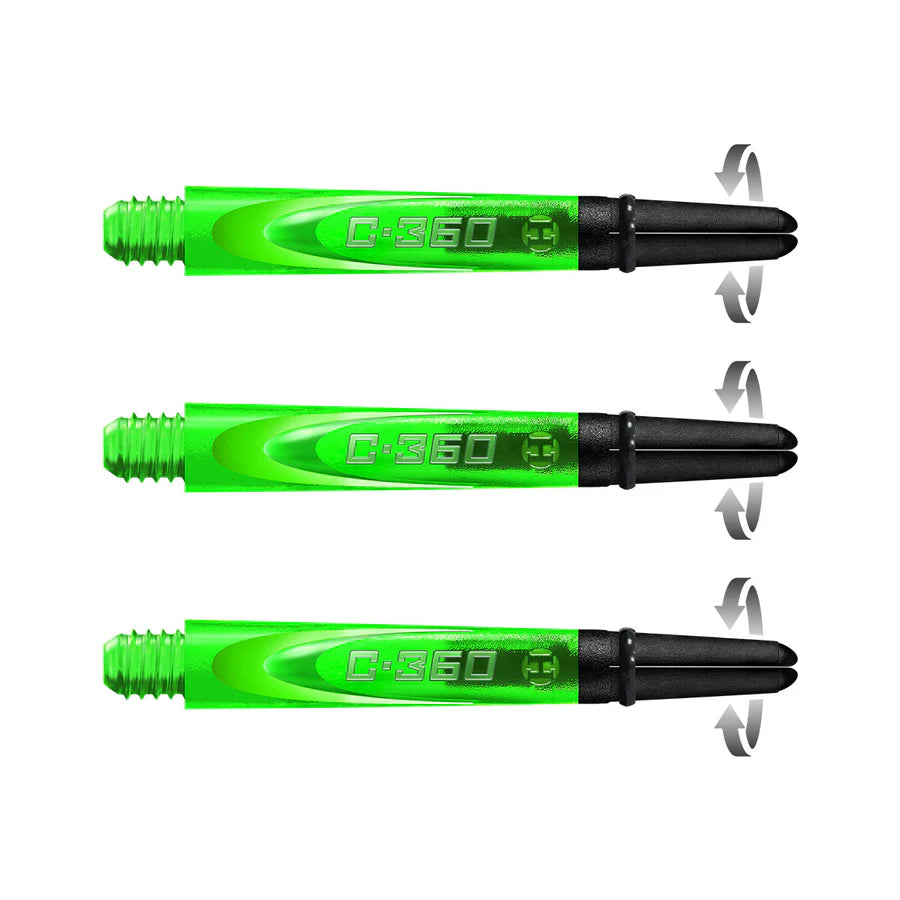 HARROWS - CARBON 360 - SPINNING DARTS STEMS/SHAFTS - VARIOUS COLOURS